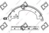 DJ PARTS BS1309 Brake Shoe Set